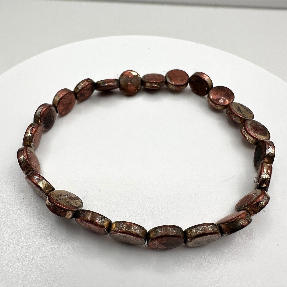 Vintage‎ 90s Disc Beaded Boho Bracelet Retro Women's Classic Fashion Jewelry